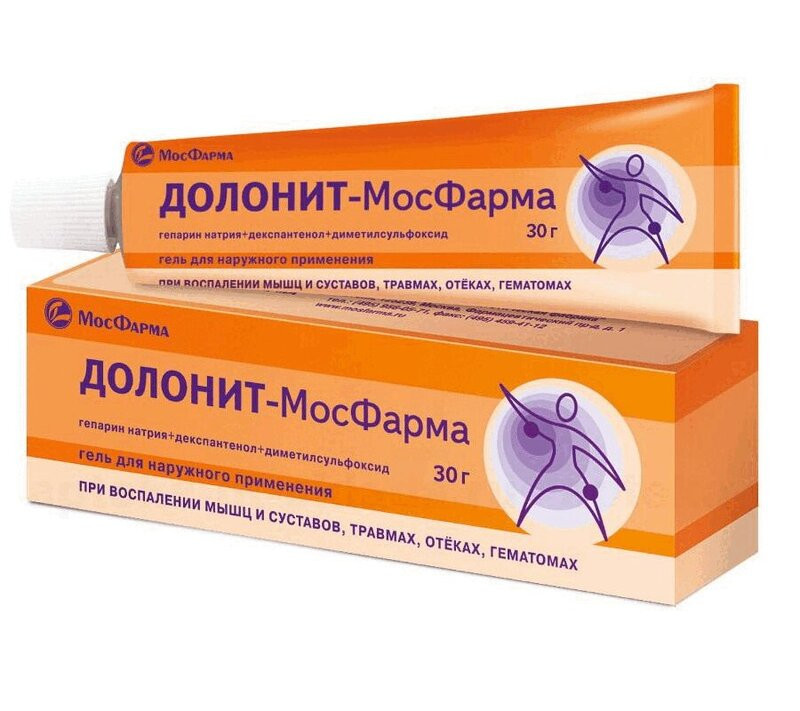 Долонит-МосФарма гель для наружного применения 30 г