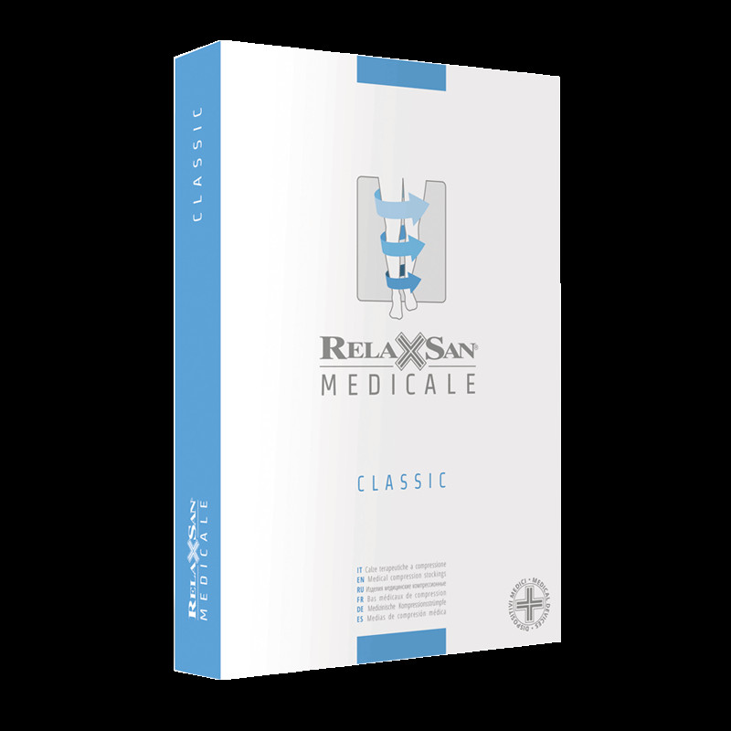 Relaxsan Medicale Колготки компрессионные с открытым носком Classic 2 класс компрессии размер 3 Телесные