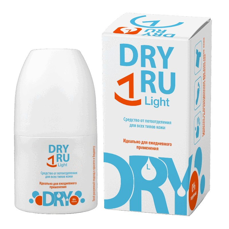 DRY RU Light Средство от потоотделения для всех типов кожи 50 мл