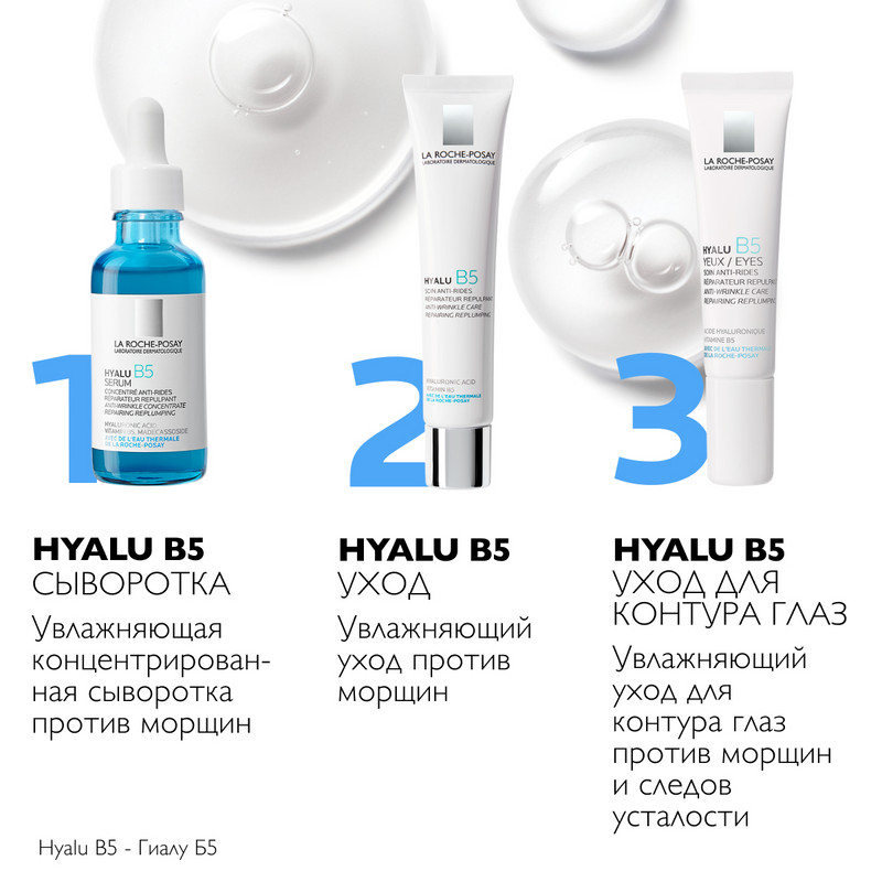 La Roche-Posay Hyalu B5 Крем для контура глаз против морщин и следов усталости 15 мл