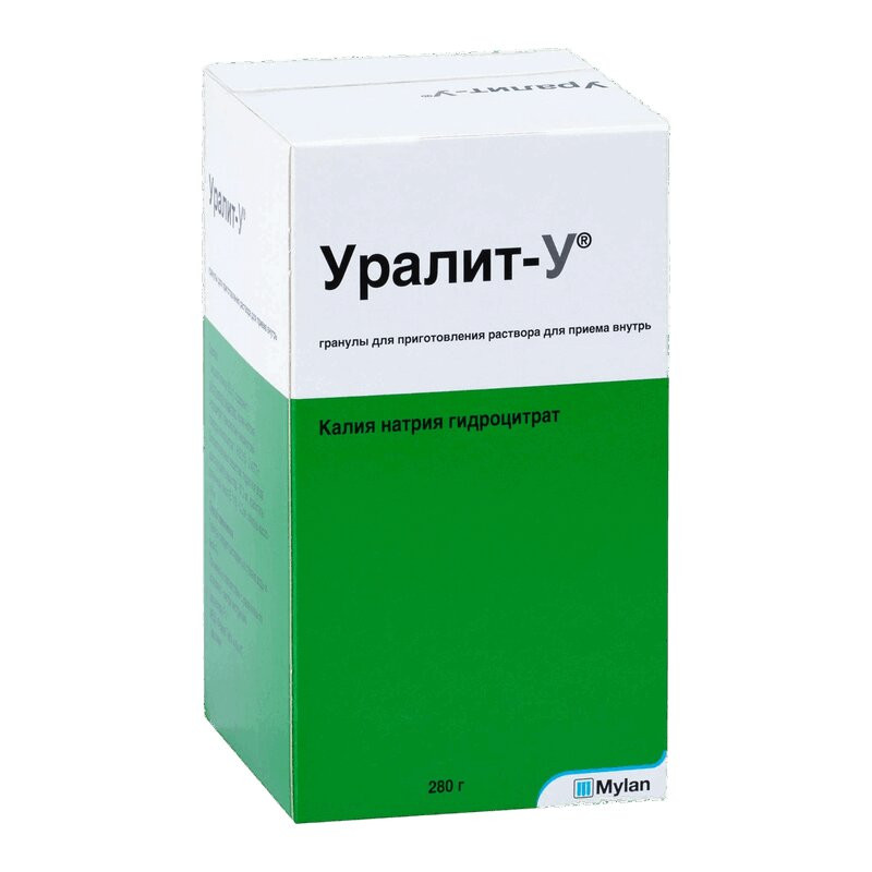 Уралит-У гранулы для приготовления раствора для приема внутрь 280 г