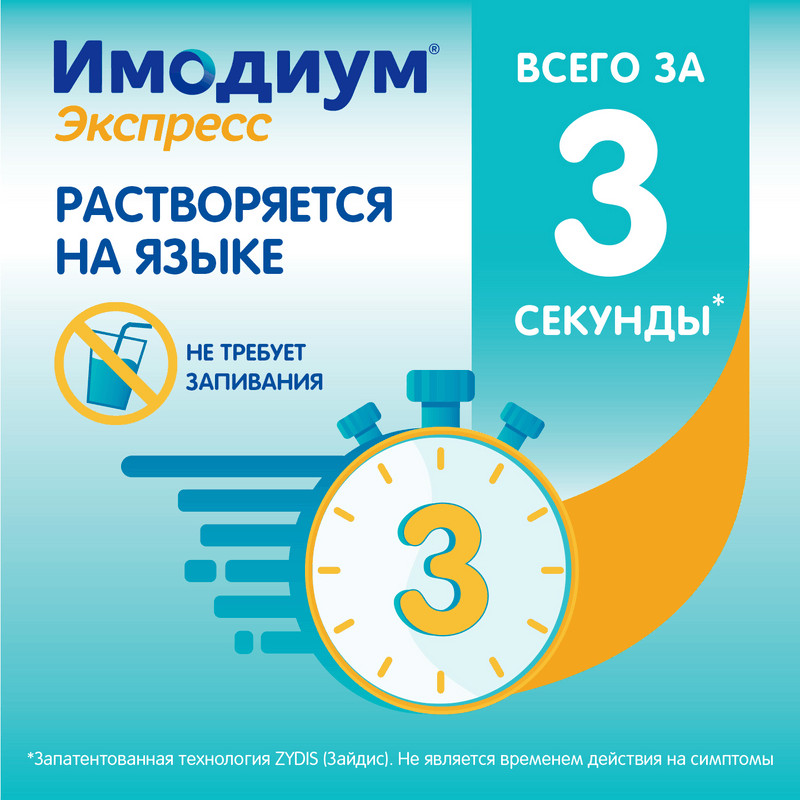 Имодиум Экспресс 2 мг таблетки диспергируемые Мята 10 шт
