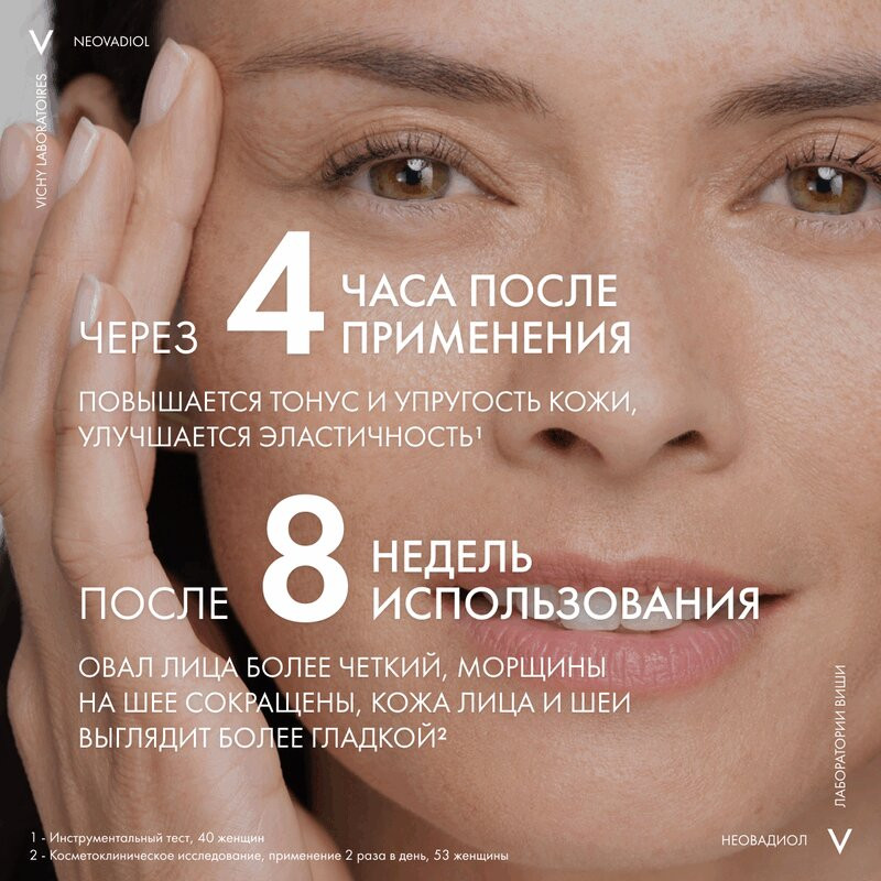 Vichy Neovadiol Phytosculpt Крем для зоны шеи декольте и овала лица 50 мл