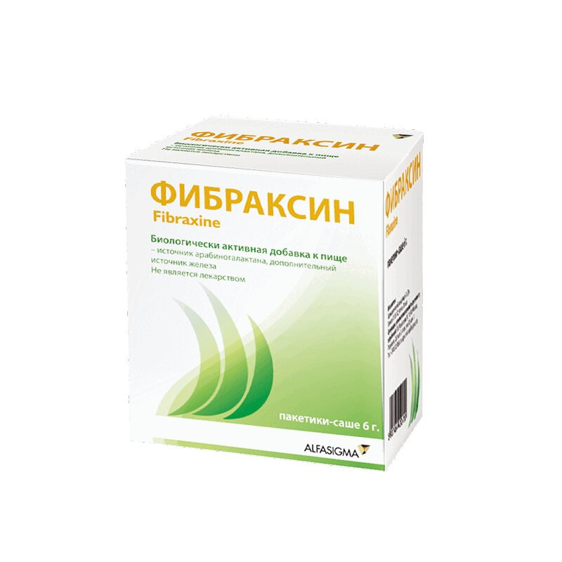 Фибраксин порошок для приготовления раствора 6 г 15 шт