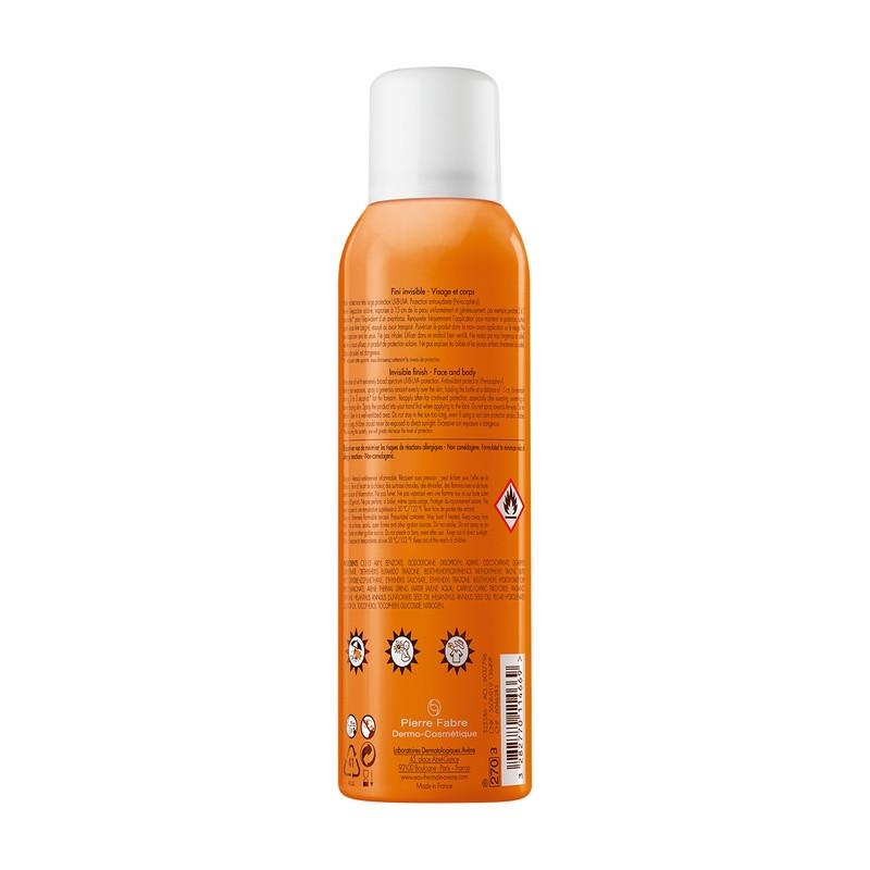 Avene Sun Спрей солнцезащитный невесомый SPF 30+ 150 мл
