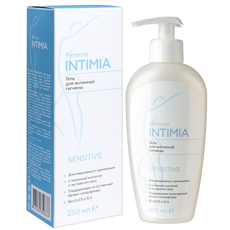 Femme Intimia Сенситив Гель для интимной гигиены 250 мл