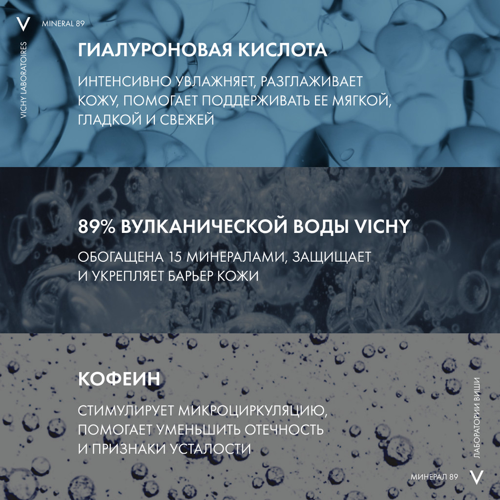 Vichy Mineral 89 Крем для кожи вокруг глаз восстанавливающий и укрепляющий 15 мл