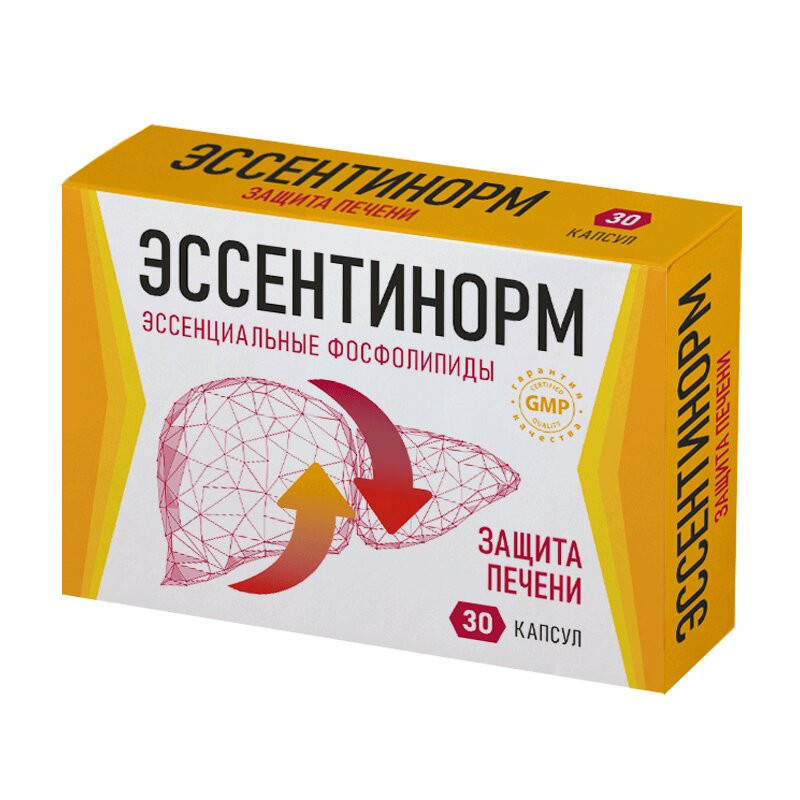 Эссентинорм Эссенциальные фосфолипиды капсулы 30 шт