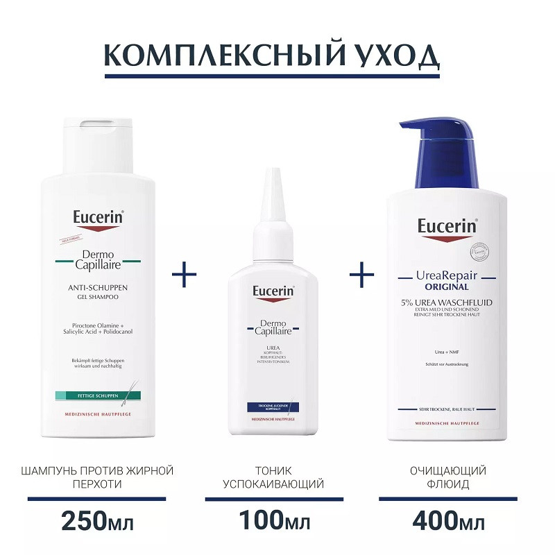 Eucerin DermoCapillaire Шампунь-гель против перхоти 250 мл