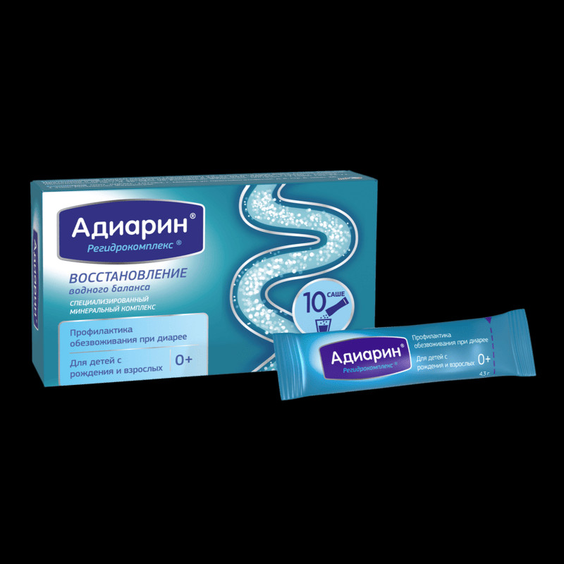 Адиарин Регидрокомплекс порошок для приготовления раствора 4,3 г 10 шт