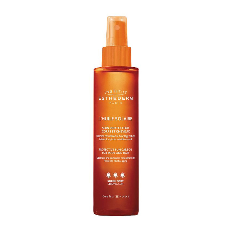 Institut Esthederm Suncare Adaptasun Масло солнцезащитное при сильном солнце для тела и волос 150 мл