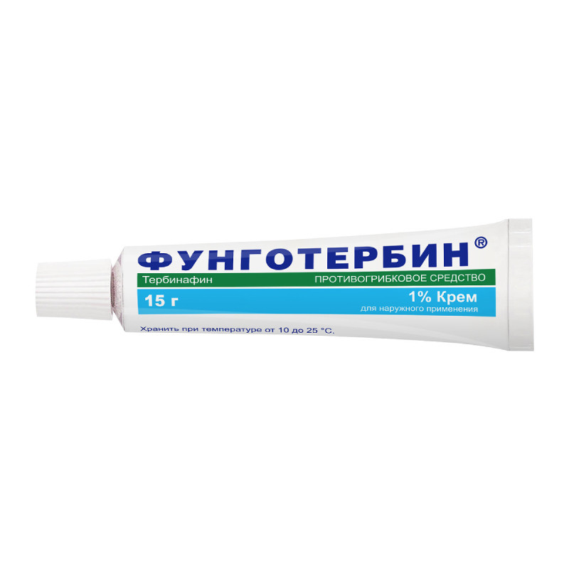 Фунготербин крем для наружного применения 1% туба 15 г