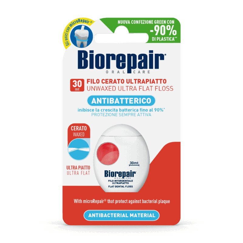 Biorepair Зубная нить ультра-плоская без воска 30 м