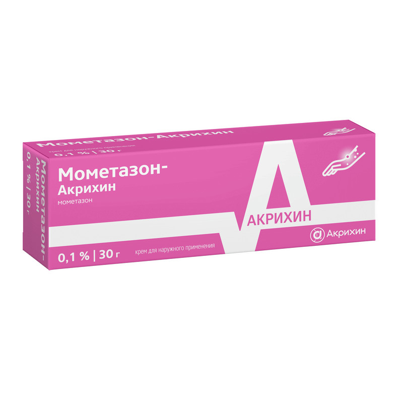 Мометазон-Акрихин 0,1% крем для наружного применения 30 г