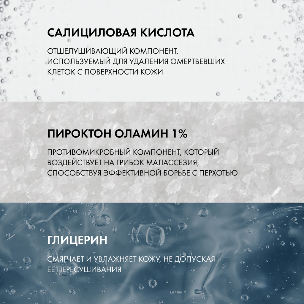 Vichy Dercos Шампунь очищающий против перхоти К 250 мл