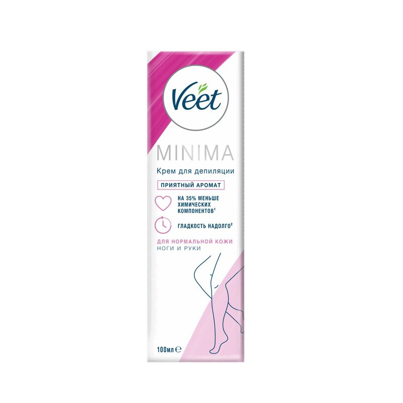 Veet Minima Крем для депиляции для нормальной кожи 100 мл