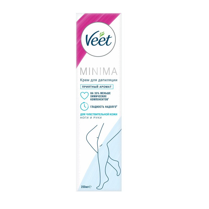 Veet Minima Крем для депиляции для чувствительной кожи 200 мл