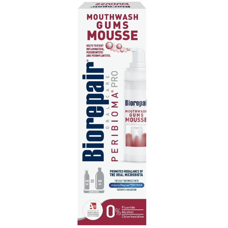 BioRepair  Перибиома Мусс для полости рта 200 мл 1 шт