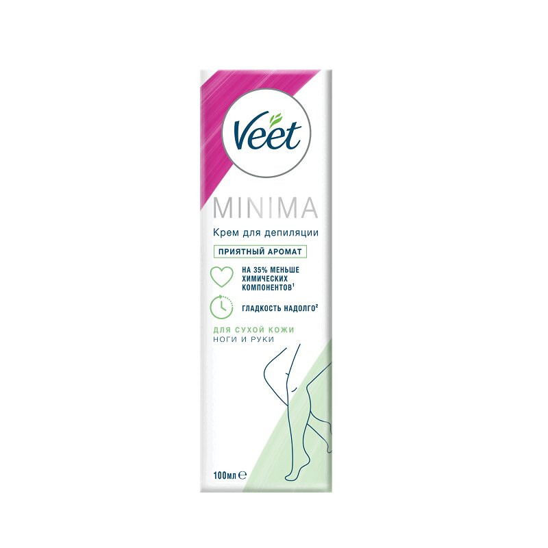 Veet Minima Крем для депиляции для сухой кожи 100 мл