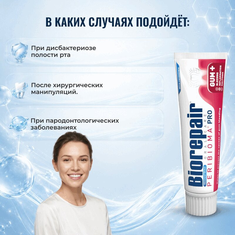 BioRepair  Перибиома Паста зубная туба 75 мл 1 шт