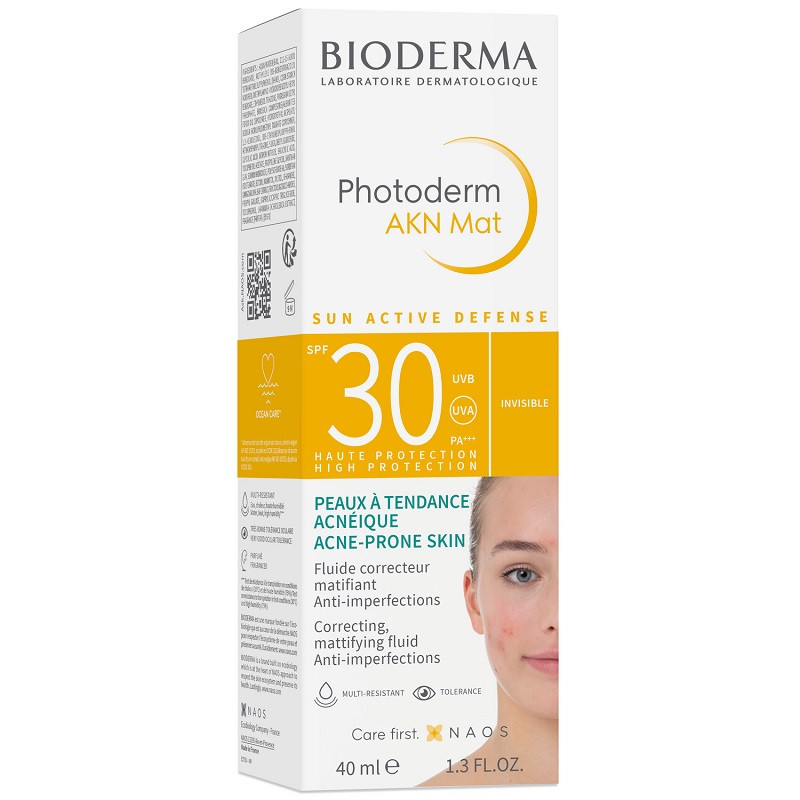 Bioderma Фотодерм АКН эмульсия матирующая SPF30 40 мл
