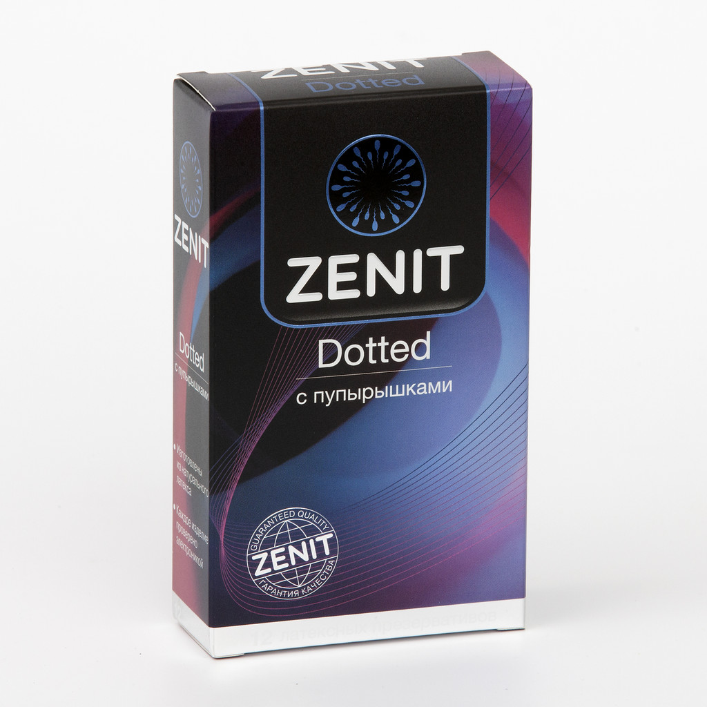 Zenit Dotted Презервативы с точками 12 шт