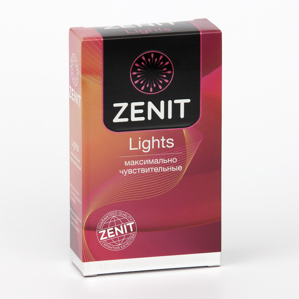 Zenit Lights Презервативы гладкие анатомической формы 12 шт