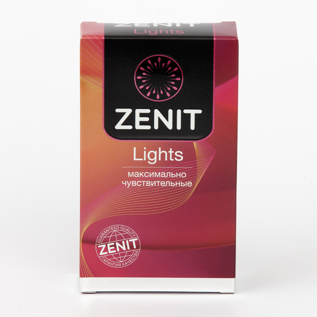 Zenit Lights Презервативы гладкие анатомической формы 12 шт