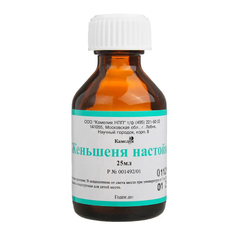 Женьшеня настойка 25 мл