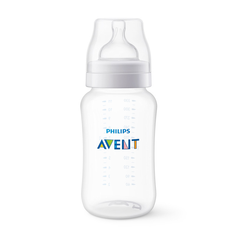 Philips Avent Classic+ Бутылочка с силиконовой соской с 3 месяцев 330 мл