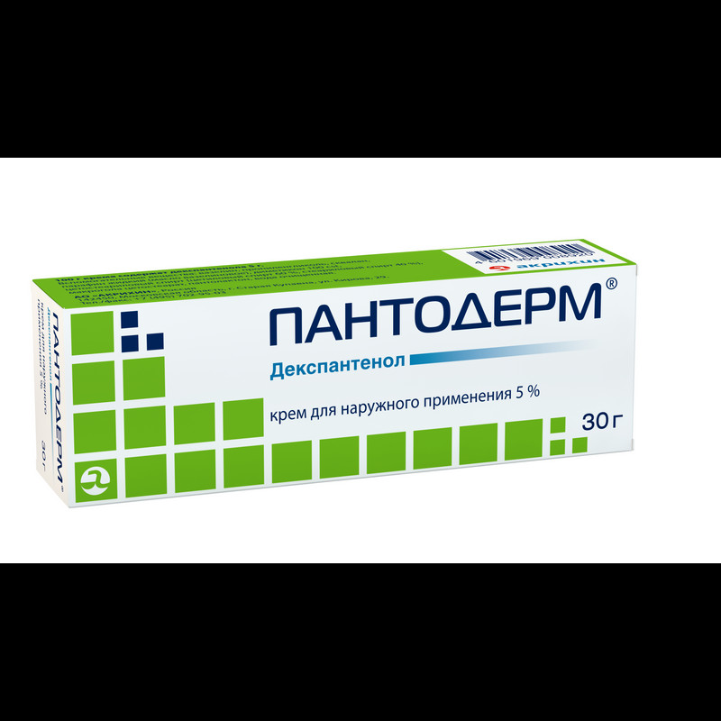 Пантодерм 5% крем для наружного применения 30 г