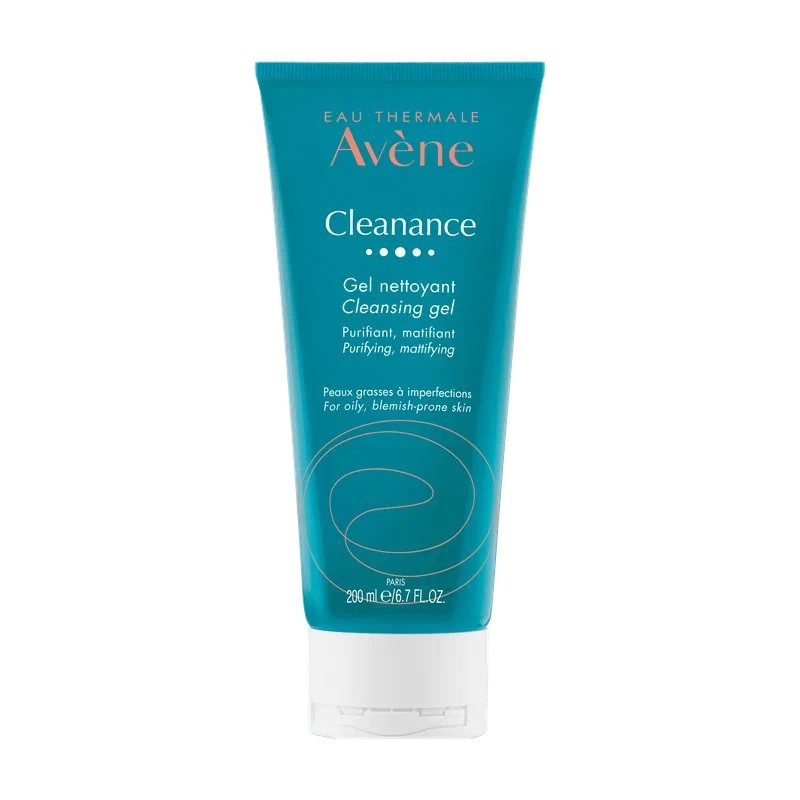 Avene Cleanance Гель очищающий для жирной или склонной к акне кожи лица и тела 200 мл