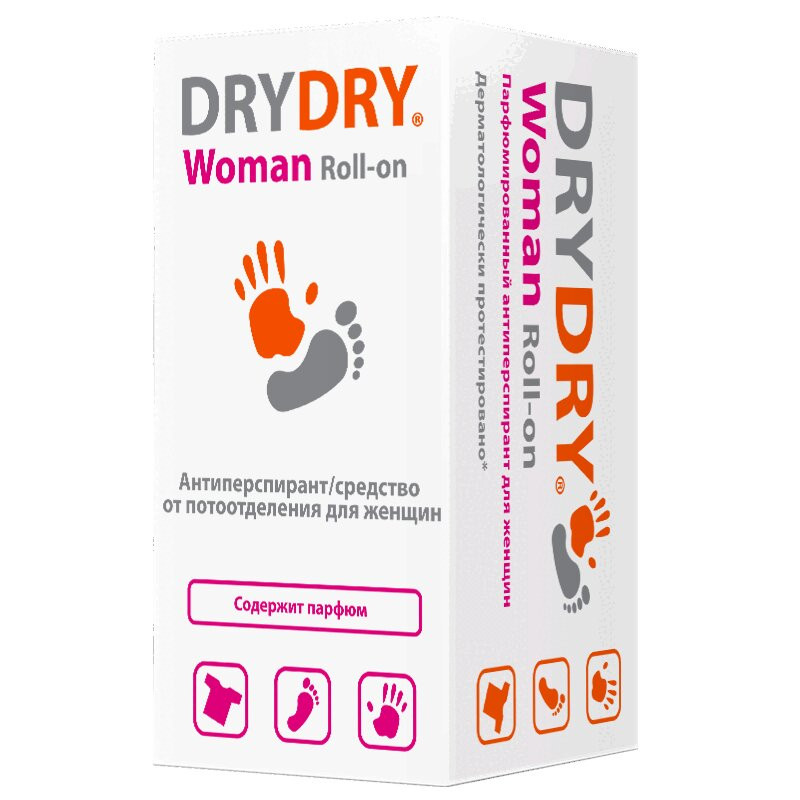 Dry Dry Woman Roll-on Средство от потоотделения для женщин 50 мл