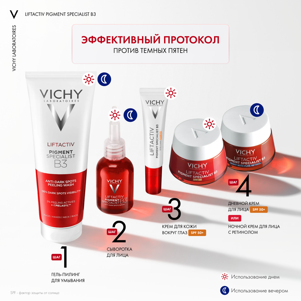 Vichy Liftactiv Specialist Сыворотка комплексного действия с витамином В3 30 мл