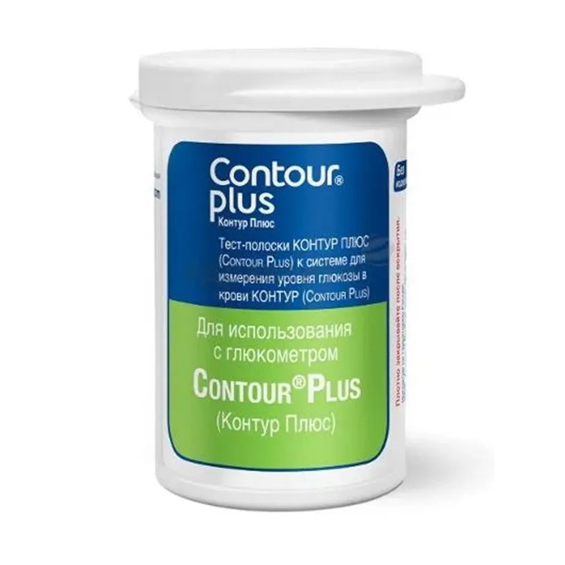 Contour Plus Тест-полоски для глюкометра 100 шт
