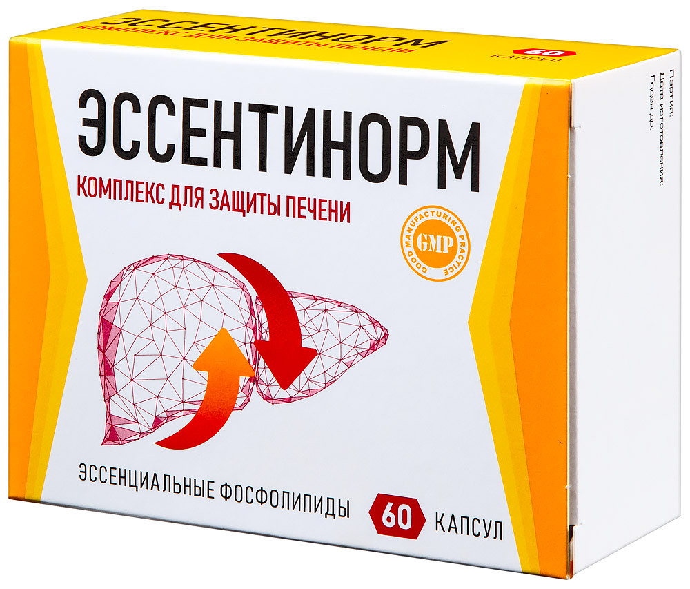 Эссентинорм Комплекс для защиты печени капсулы 60 шт
