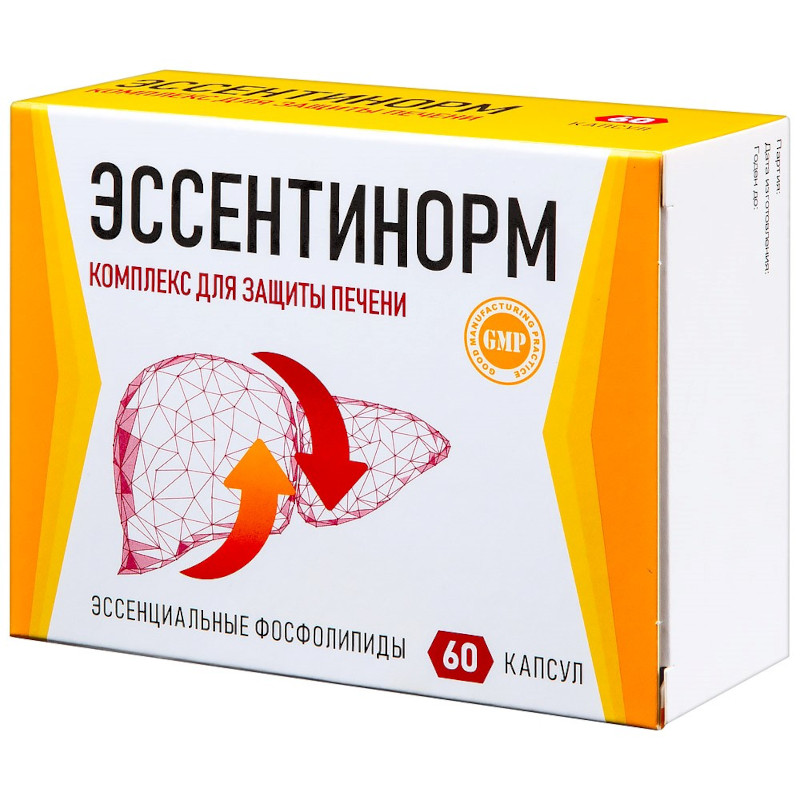 Эссентинорм Комплекс для защиты печени капсулы 60 шт