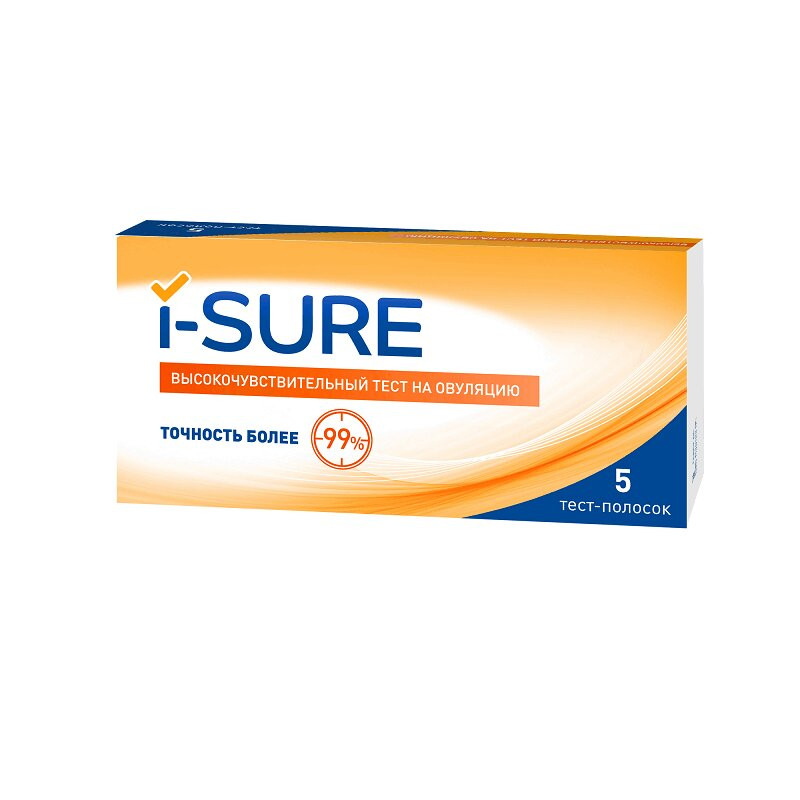 I-Sure Тест на овуляцию тест-полоска 5 шт