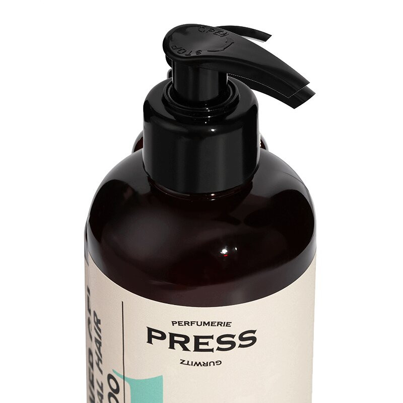 Press Gurwitz Perfumerie №1 Шампунь для нормальных волос Кардамон-Кожа-Жасмин 300 мл