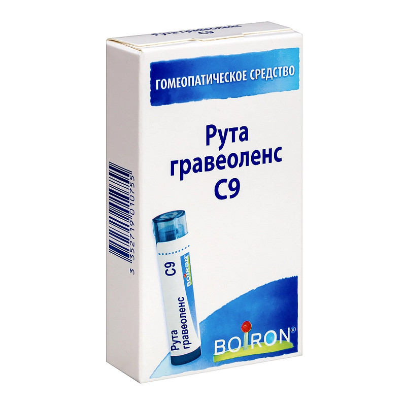 Рута гравеоленс С9 гранулы гомеопатические 4 г