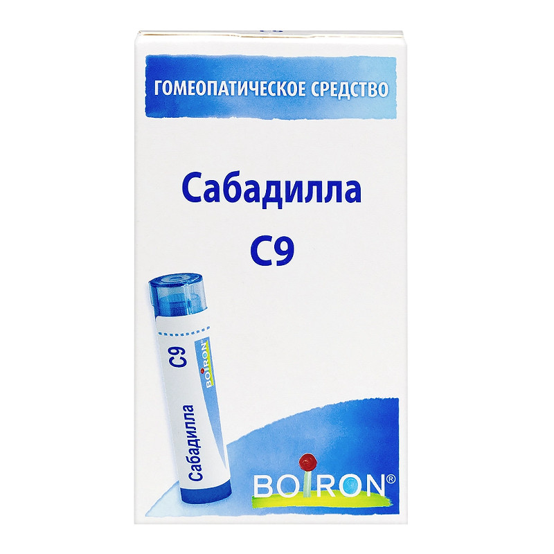 Сабадилла С9 гранулы гомеопатические 4 г