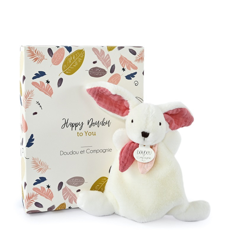 Doudou et Compagnie Комфортер Хеппи Бохо 17 см персиковый
