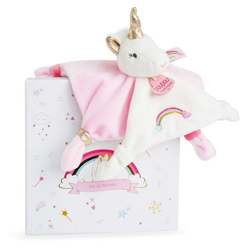Doudou et Compagnie Комфортер Единорог Лиси 20 см