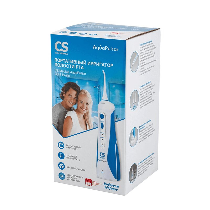 CS Medica AquaPulsar Ирригатор для полости рта портативный CS-3 Basic