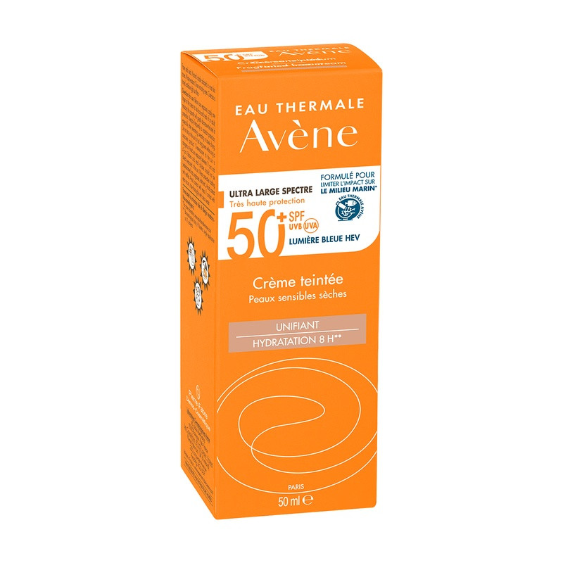 Avene Sun Крем солнцезащитный для лица тонирующий SPF 50+ 50 мл