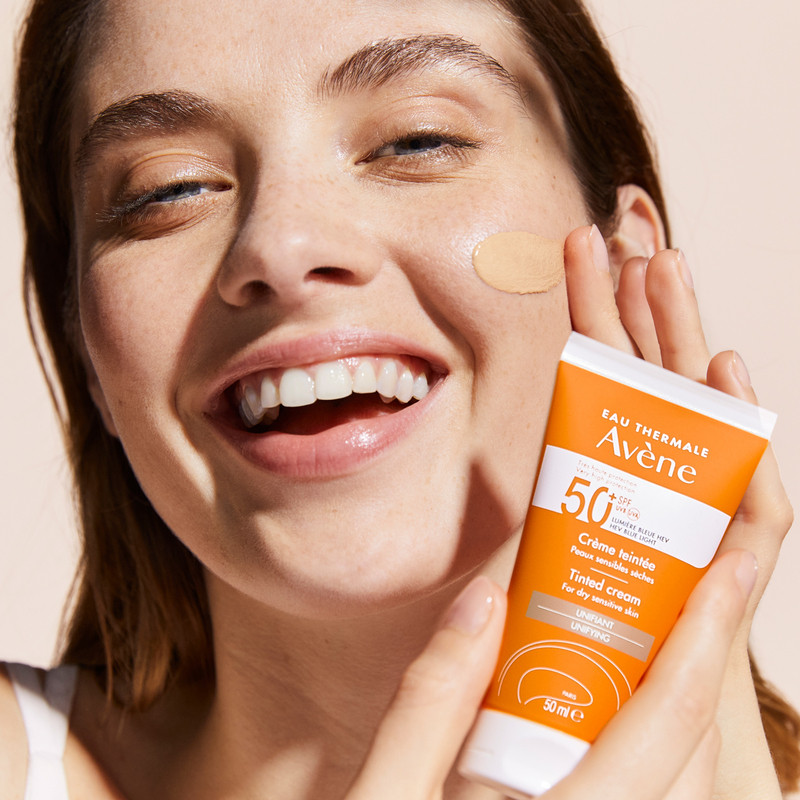 Avene Sun Крем солнцезащитный для лица тонирующий SPF 50+ 50 мл