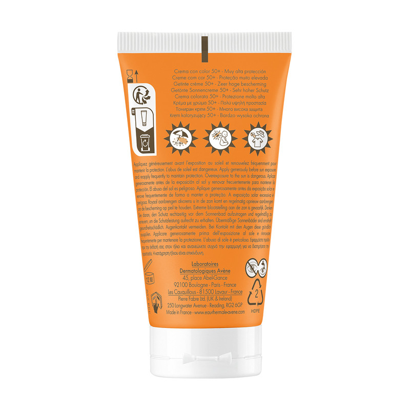 Avene Sun Крем солнцезащитный для лица тонирующий SPF 50+ 50 мл