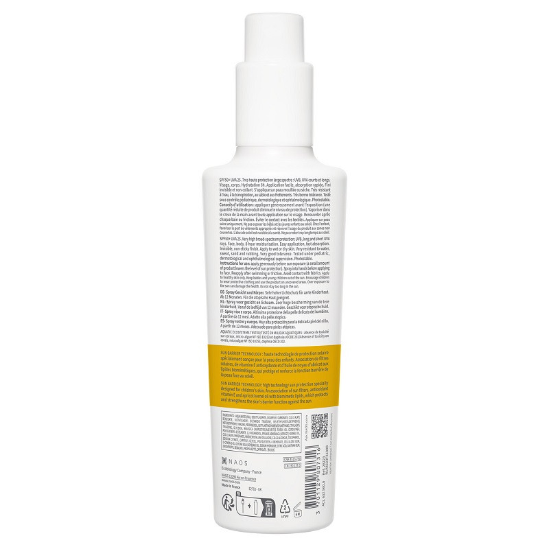 Bioderma Photoderm Pediatrics Спрей детский солнцезащитный SPF 50+ для лица и тела 200 мл