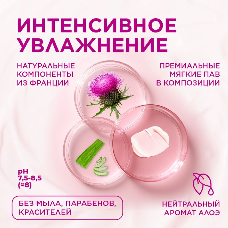 Saforelle Гель для интимной гигиены интенсивное увлажнение 250 мл