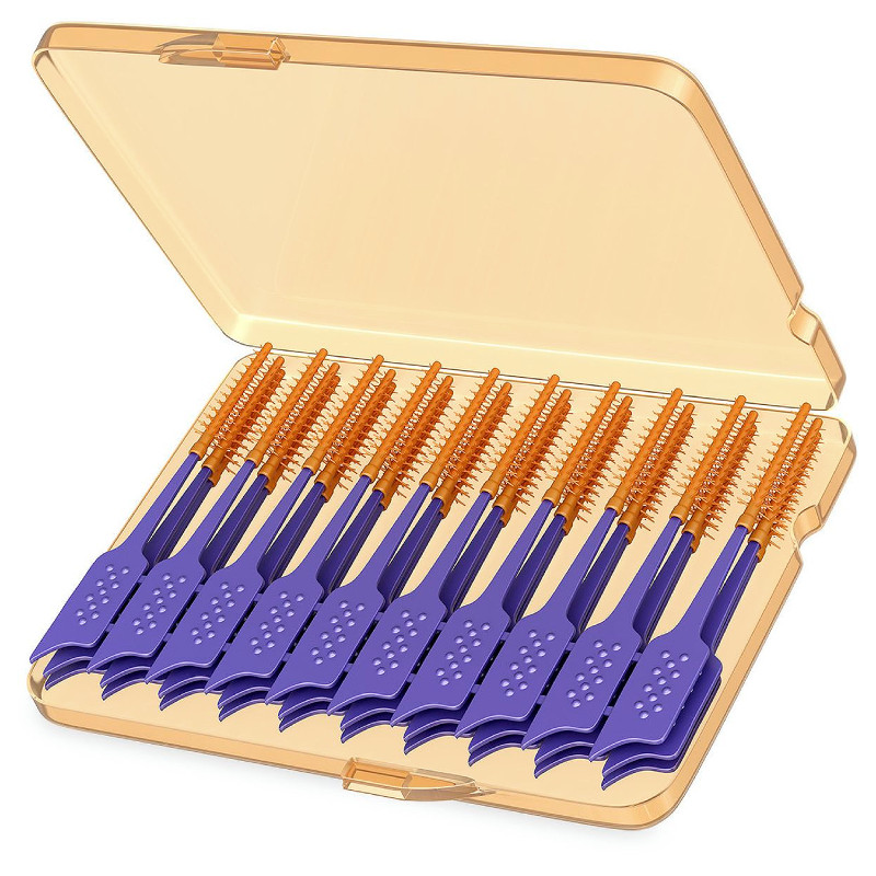 Splat Smilex Ortho+ Ершики межзубные с эластичным кончиком Размер S Мята 30 шт
